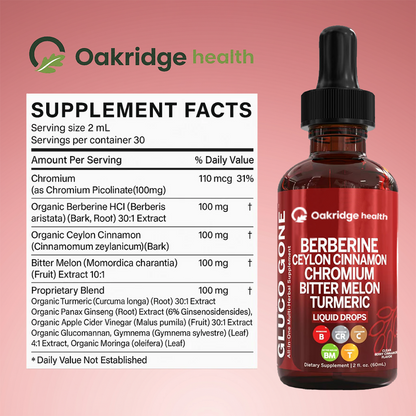 Berberine Cinnamon Blood Sugar Regulator